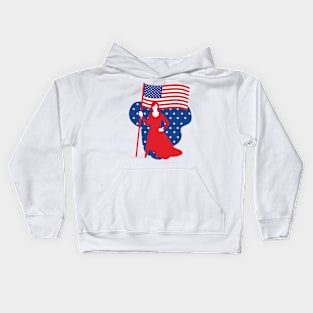 Patriotic Flag Kids Hoodie